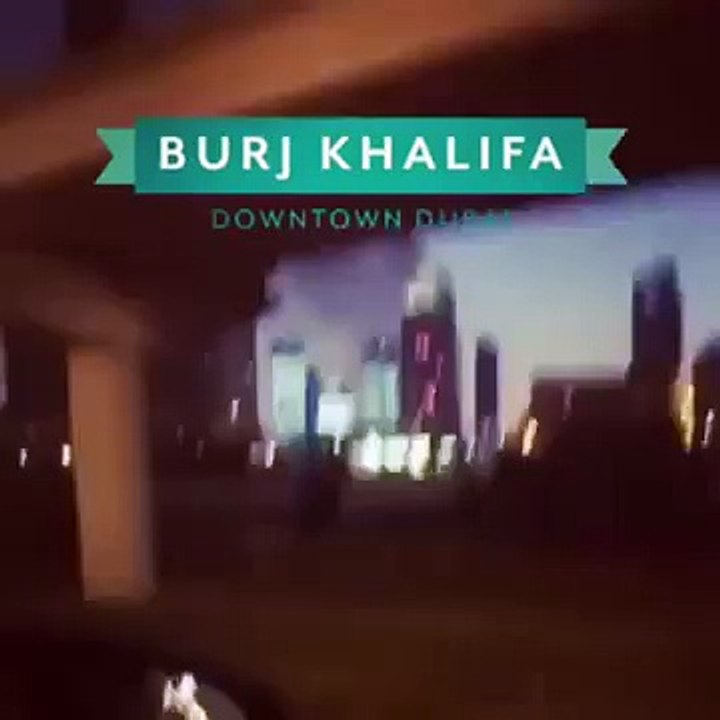 Fire in Dubai Hotel caught by camera