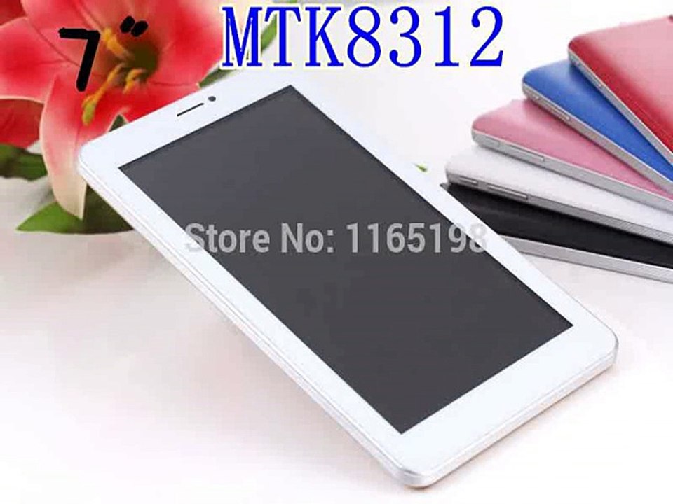 Super slim!!!cheap7'-Android 4.2+512MB/4GB+Dual Core/Camera+GPS+Bluetooth+WIFI+1024*600+MTK8312 3G dual sim phone call tablet pc-in Tablet PCs from Computer