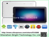 New Arrival 10 inch Allwinner A23 Daul Core Cortex A8 1.5Ghz android 4.2 6000mah Big Battery 1GB/8GB dual camera WIFI-in Tablet PCs from Computer