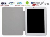 7 Inch Leather holeter 3G Phone Call Android Tablets Pc WiFi GPS Bluetooth FM Dual core Dual Camera Dual SIM Card-in Tablet PCs from Computer