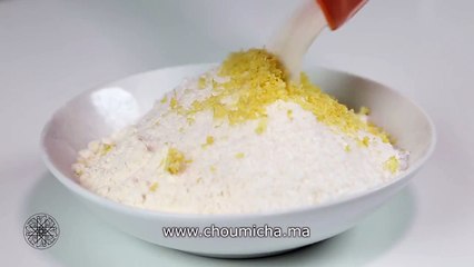 Gâteau à la noix de coco et au citron حلوى بجوز الهند والليمون الحامض