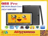Wholesale 10pcs/lot 7 inch Q88 Pro Tablet PC 1024*600 HD Capactive Screen Rockchip RK3026 Dual Core Android 4.1 dhl freeshipping-in Tablet PCs from Computer