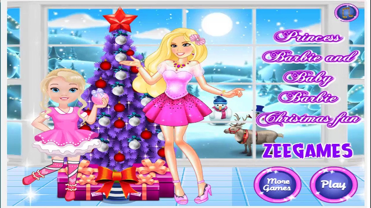 christmas barbie games