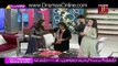 Actress Hira singing a song of Nazia hassan in Morning show