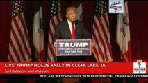 Donald Trump Speech at Campaign Rally in Clear Lake, IA (1-9-16)