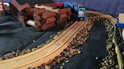 Thomas Fall in the Cavern-\'Sodors legend of the Lost Treasure