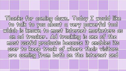 Ad Tracking, The Fruit of the Site Promotion Labor