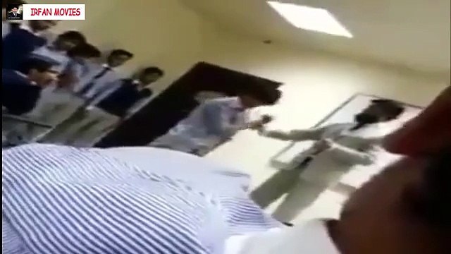 Teacher Rips Off Students Face In Classroom Fighting