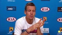 Tomas Berdych press conference (3R) _ Australian Open 2016