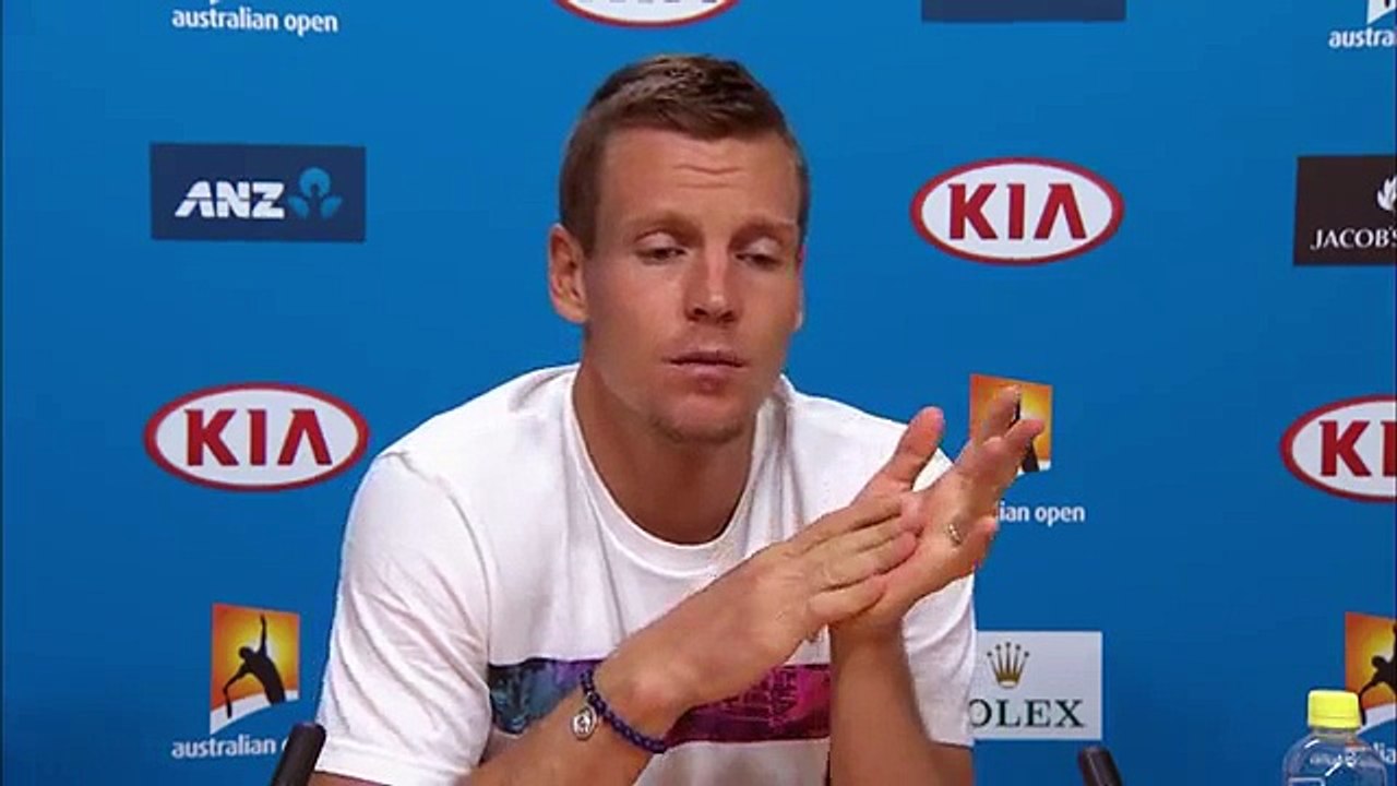Tomas Berdych press conference (3R) _ Australian Open 2016