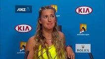 Victoria Azarenka press conference (3R) _ Australian Open 2016