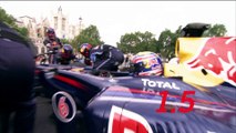 Mark Webber Parliament Square F1 Pit Stop w/ Red Bull Racing (Full Version)