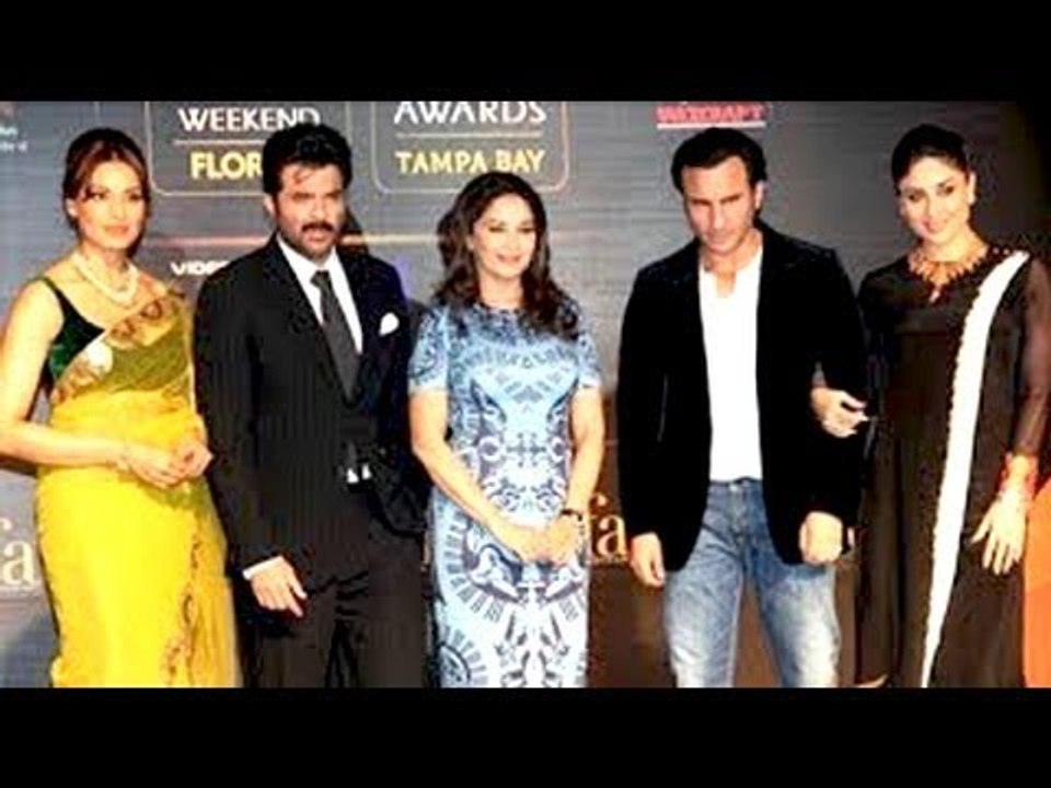 15th IIFA Press Conference | Saif | Kareena | Bipasha | Madhuri | Anil