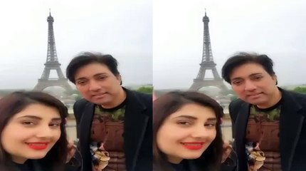 Javeria Saud & Saud Ibrahim on Vacation in Paris 2015 pictures