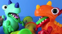 Chomposaurus Play Doh Pet Dinosaur Cookie Cutter T-Rex Stegosaurus DIY Play Dough DisneyCarToys