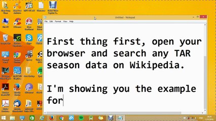 TAR Maps Guideline for RFF