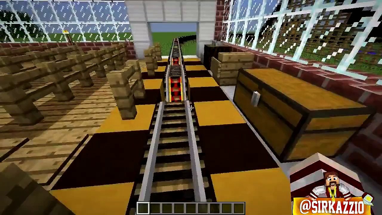 Minecraft: A MONTANHA RUSSA DOS GATOS!! (The Black Cat Roller Coaster)