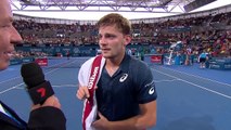 David Goffin through to second round (IR) | Brisbane International 2016