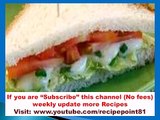 How to prepare Cheese and Spring Onion Sandwich - Sandwich recipes,funny sandwich,non vegetarian