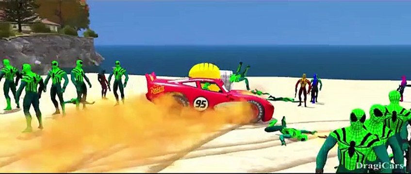 Minions & Spiderman Colors Disney Pixar Cars Nursery Rhymes Songs Minions Smash Spiderman