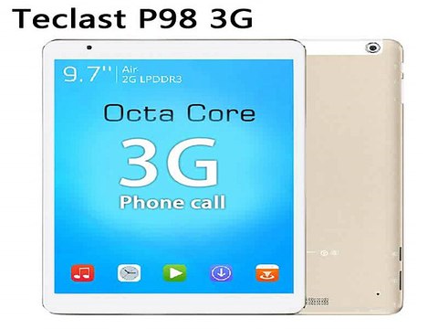 Original 9.7 inch Teclast P98 3G Octa Core MTK8392 Tablet PC Retina 2048x1536 Dual Camera 2GB/16GB GPS Phone Call Android 4.4-in Tablet PCs from Computer