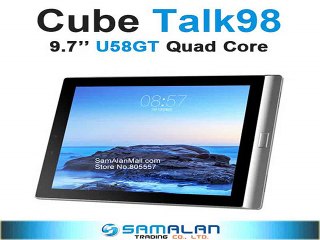 9.7 Cube Talk 98 U58GT Quad Core 2048*1536 Screen Android 4.2 2GB RAM 16G ROM MTK8315 3G Phone Tablet PC GPS Bluetooth-in Tablet PCs from Computer