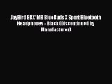 JayBird BBX1MB BlueBuds X Sport Bluetooth Headphones - Black (Discontinued by Manufacturer)