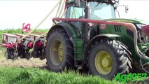 JOHN DEERE 6190R & NORDSTEN, KINZE HORSCH | SEEDING CORN in ITALY 2015