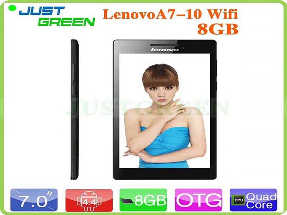 Original 7'-'- IPS  Lenovo A7 10 WiFi MT8127 Quad Core 1GB RAM 8GB ROM Tablet  PC Android 4.4 Camera OTG Bluetooth WIFI-in Tablet PCs from Computer