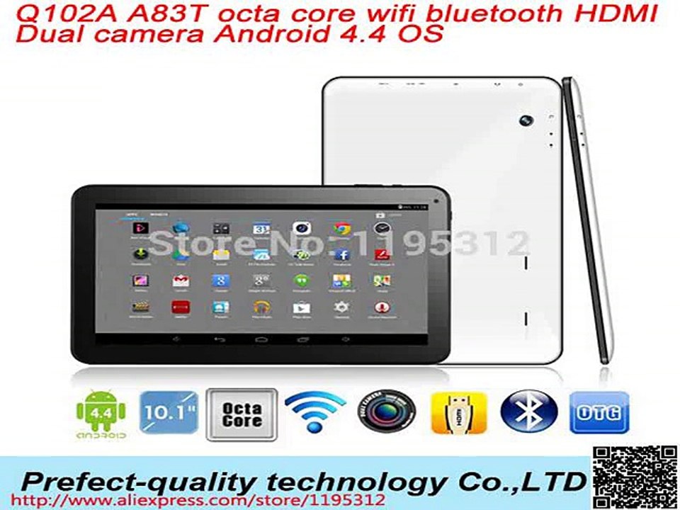 10 inch Octa  Core Android 4.4 OS  A83T Q102A tablet with  Dual Camera Bluetooth WIFI  HDMI and  2 micro USB slot-in Tablet PCs from Computer