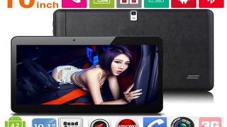 New 10 inch MTK6582 Quad Core 3G Phone Tablet PC Android 4.4 2GB RAM 16GB ROM 2.0MP Camera Bluetooth GPS 3G Phablet 7 inch 10.1-in Tablet PCs from Computer