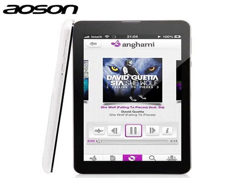 7 inch MID Aoson 701TG MTK8312 dual core Android 4.4 512M/4GB GPS Bluetooth 2G GSM WCDMA 3G With Sim Card Slot Phone Tablet-in Tablet PCs from Computer