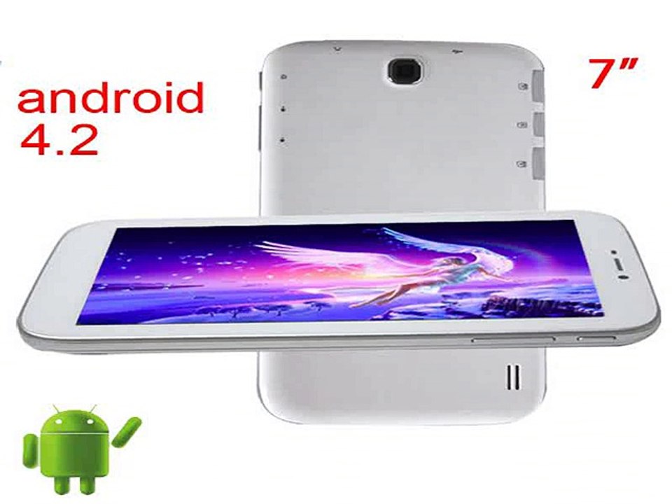 7x / Cube U51GT C4 7  MTK8382 dual Core Android 4.2 512MB RAM 4GB ROM Bluetooth 7 inch android tablet 2gb ram-in Tablet PCs from Computer
