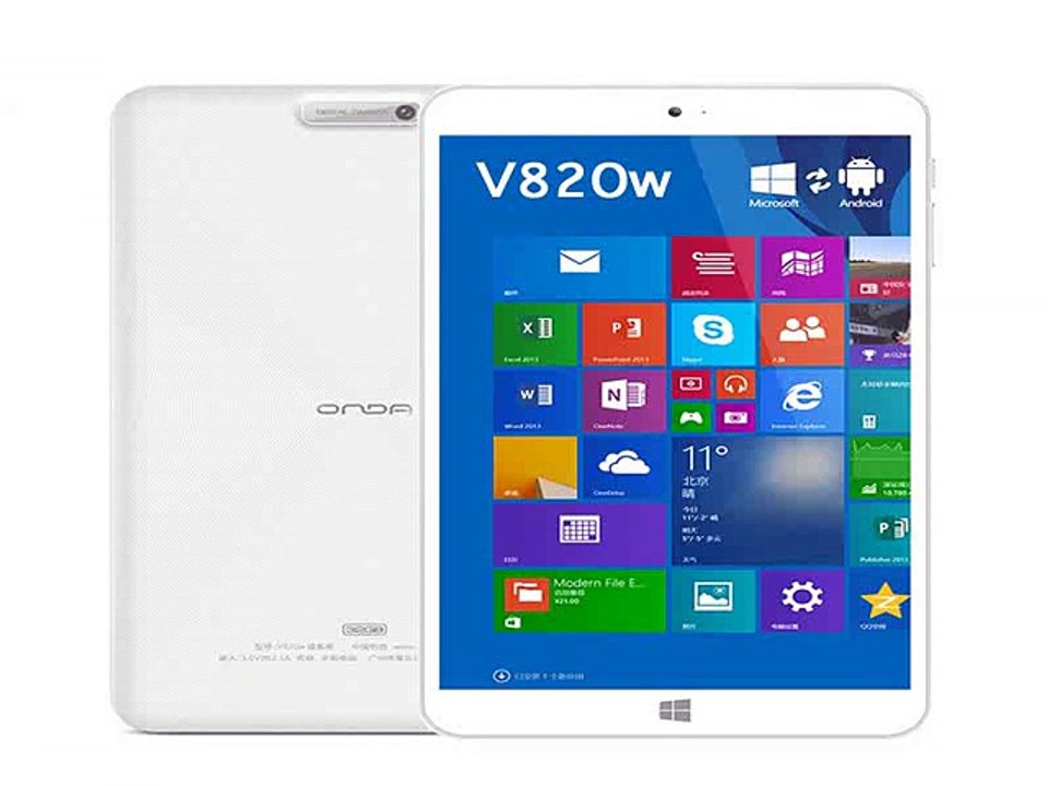 Onda V820w Dual Boot Intel Z3735F Quad Core Tablet PC 8 inch IPS Screen 2GB/32GB Bluetooth HDMI Windows 8.1+Android 4.4-in Tablet PCs from Computer