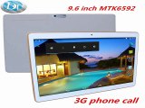 NEW hottest!!!  9.6 Inch MTK6592 IPS HD Octa Core 3G Tablet Phone 32G ROM 2G RAM Dual Camera-in Tablet PCs from Computer