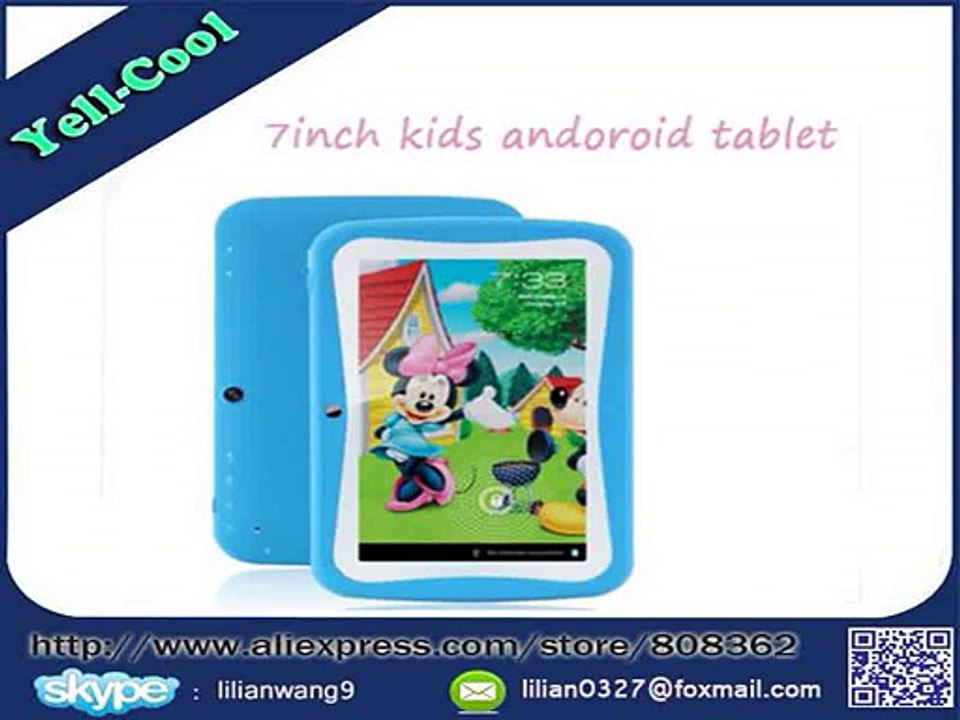 7 inch Android 5.1System Kids Children Tablet PC 512MB DDR3 8G ROM early education learning Touch Screen WIFI Dual Cameras Gift-in Tablet PCs from Computer