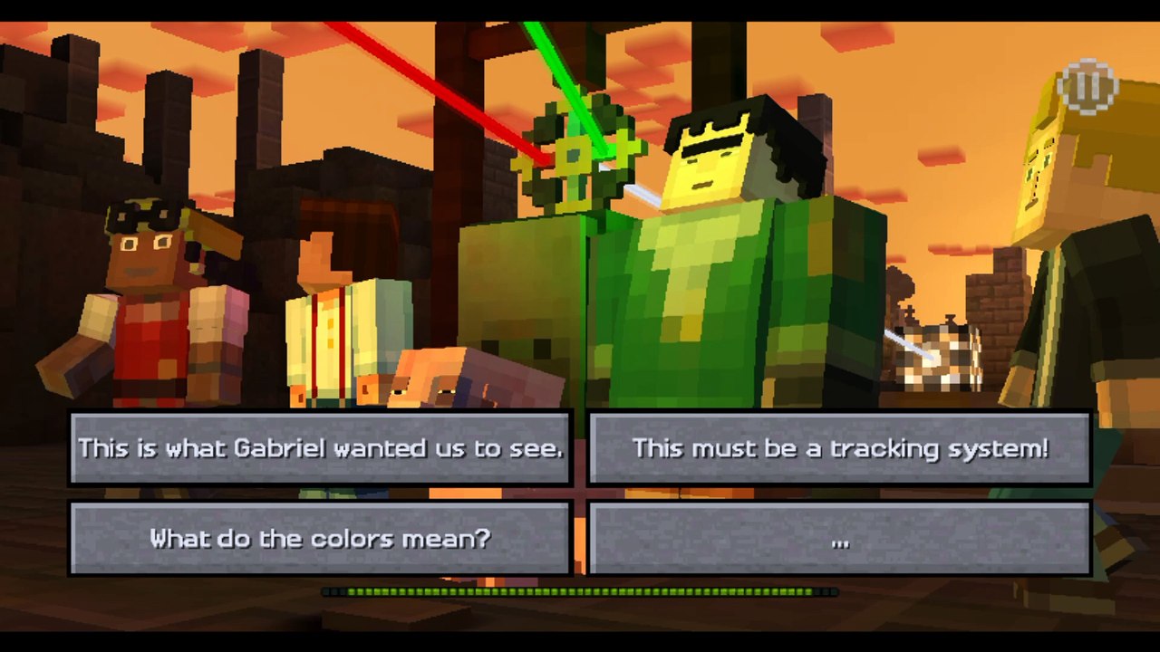 minecraft story mode ep 1 end