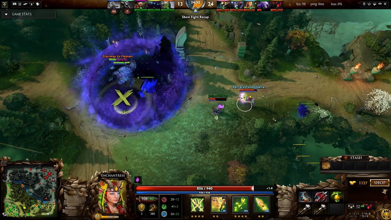 Dota 2: Enchantress + Dragon Lance | 2k pubs game