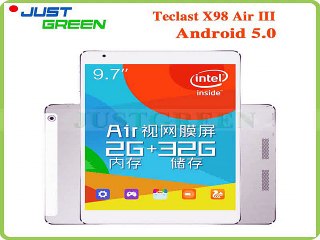 9.7 2048x1536 Retina Teclast X98 Air III Android 5.0 Tablet PC In tel Z3735F Quad Core 2GB RAM 32GB ROM 5.0MP OTG HDMI 8000mAh-in Tablet PCs from Computer