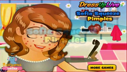 Télécharger la video: Princess dress up game Sofia squeeze Pimples Fun dress up games for girls