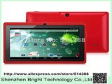 Q88 7 inch Tablet PC Android 4.4 Allwinner A33 quad Core 512MB 4GB 1.2GHz Dual Camera WIFI-in Tablet PCs from Computer