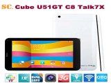 Original Cube U51GT C8 Talk 7x Octa Core Tablet PC MTK8392 2.0GHz 7 IPS 1024x600 Android 4.4 1GB 8GB 3G FM OTG GPS Bluetooth-in Tablet PCs from Computer