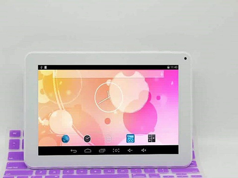 9 inch quad core android tablets pc  HDMI wifi bluetooth 512MB+8GBDual camera-in Tablet PCs from Computer