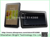 Free shipping  android4.4 tablet 10 inch Quad Core 1.2GHz  Capacitive Screen  Dual Camera   Wifi    Ultra thin-in Tablet PCs from Computer