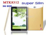 Super Slim 3G Dual sim card phone call Tablet pc MTK6572 GPS Bluetooth GPS  Flashlight Free shipping-in Tablet PCs from Computer