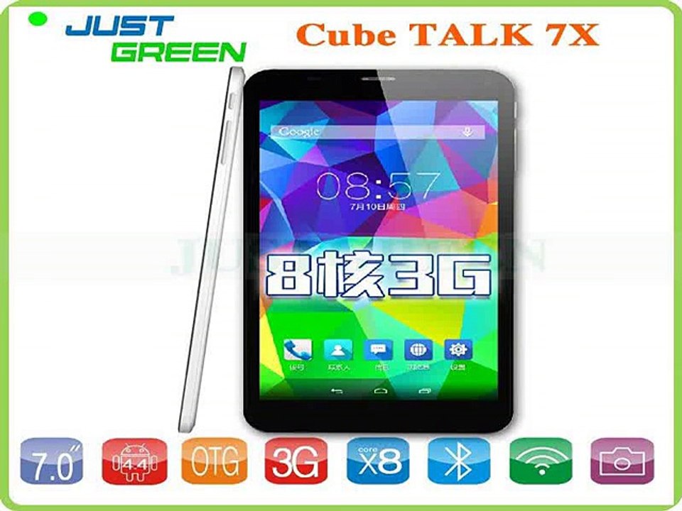 7'-'- IPS 3G Phone Call Tablet PC Cube Talk7X Talk 7X MTK8392 Octa Core 1GB 8GB Dual SIM  Phablet Android 4.4 GPS Bluetooth WIFI-in Tablet PCs from Computer