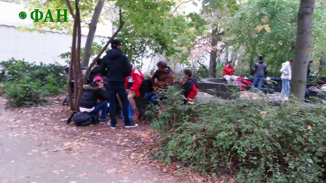 Les Allemands capturés en vidéo, dans ce qui se migrants Berlin
