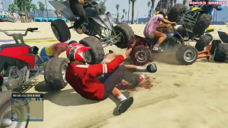 GTA 5 Online ATV Adventure (Funny Moments, King of ATVs Mini Game, Mountain Diving)