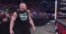 WWE RAW, Brock Lesnar fights Roman Reigns, League of Nations & the Wyatt family, Jan 18, 2016