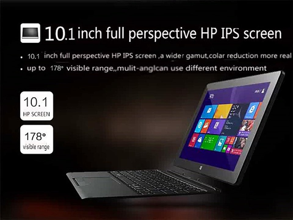 Dual Boot Intel Z3735F Windows 8.1 tablet quad core10.1Inch 1280x800 IPS Screen 2GB/32GB/64G HDMI Android 4.4 Tablet quad core-in Tablet PCs from Computer